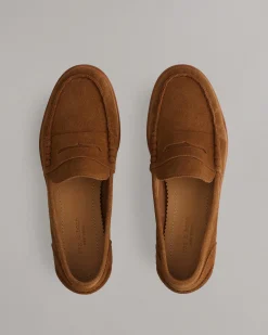 rag & bone Carter Suede Loafer Brownwood Suede New