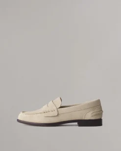 rag & bone Carter Suede Loafer Light Sand Suede New