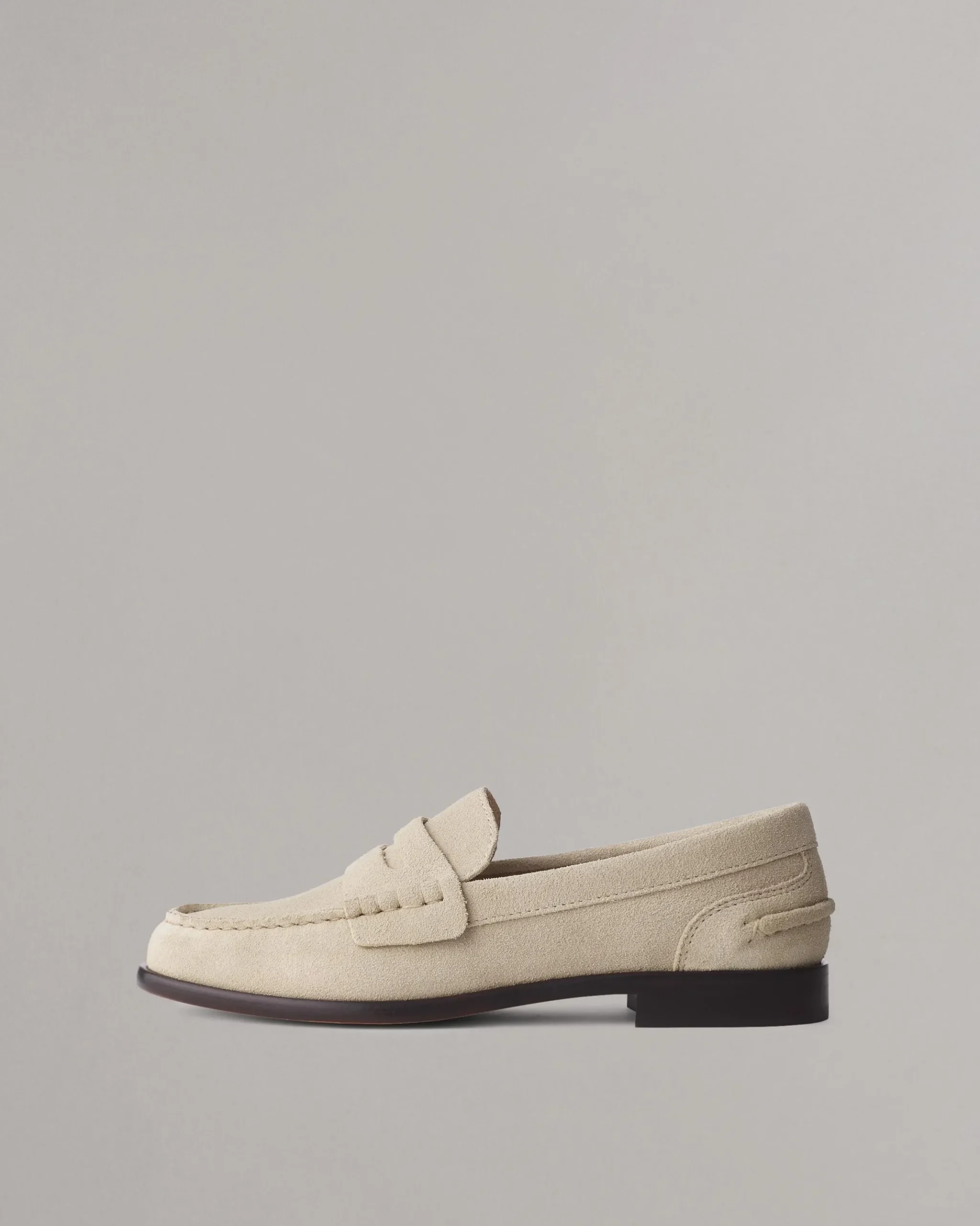rag & bone Carter Suede Loafer Light Sand Suede New