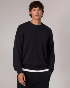 rag & bone Clarkson Relaxed Fit Cotton Sweater Salute Store