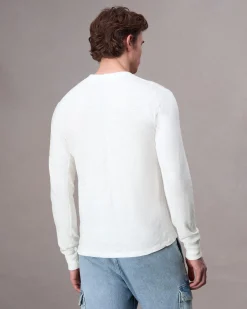 rag & bone Classic Flame Henley White Online