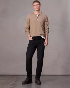 rag & bone Classic Flame Henley Shirt Desert Hot