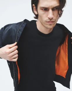 rag & bone Classic Flame Tee Jet Black Flash Sale
