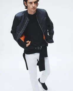 rag & bone Classic Flame Tee Jet Black Flash Sale
