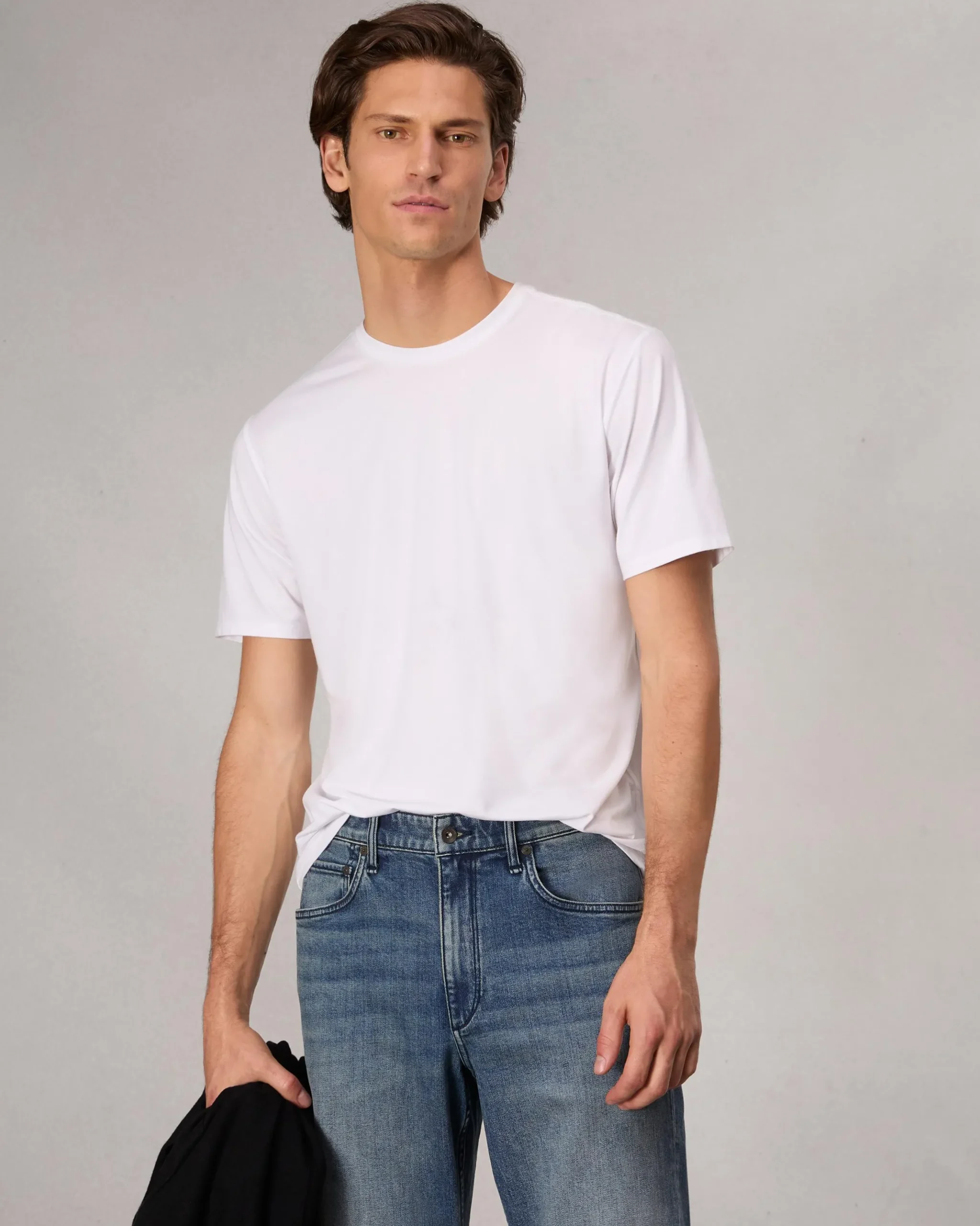 rag & bone Classic Tech Jersey Tee White Best Sale