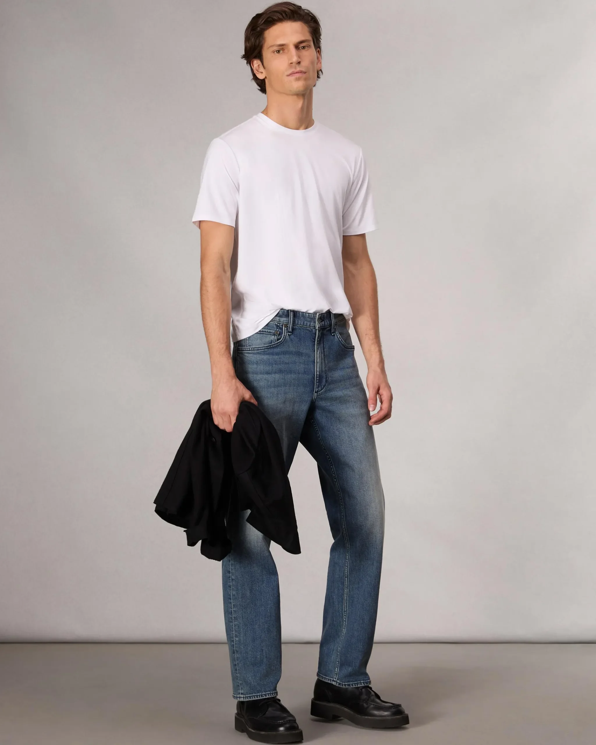 rag & bone Classic Tech Jersey Tee White Best Sale