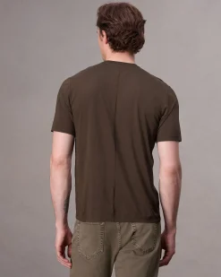 rag & bone Classic Tech Jersey Tee Slate Brown Hot