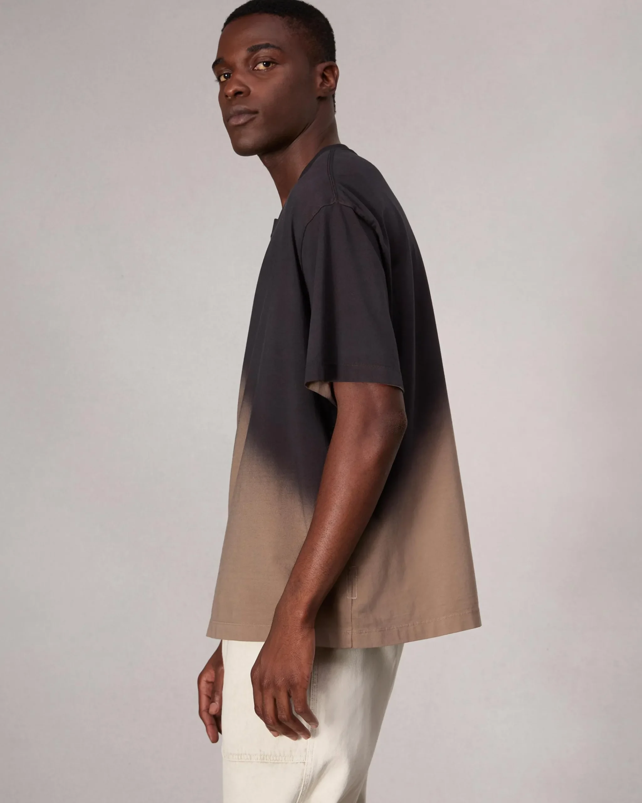 rag & bone Cliff Relaxed Fit Cotton T-Shirt Dark Army Best