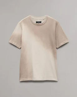 rag & bone Cliff Relaxed Fit Cotton T-Shirt Light Tan Hot