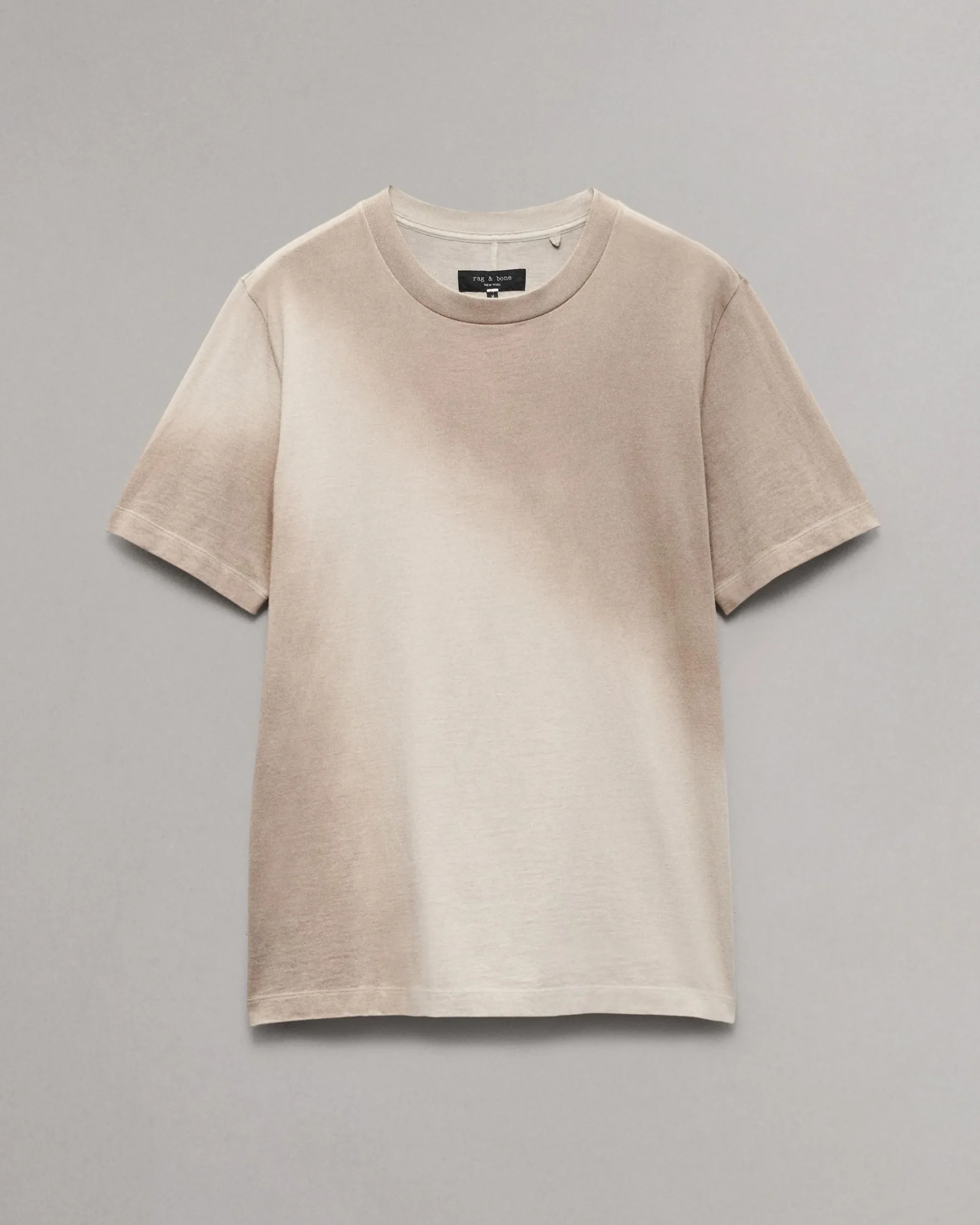 rag & bone Cliff Relaxed Fit Cotton T-Shirt Light Tan Hot