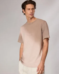 rag & bone Cliff Relaxed Fit Cotton T-Shirt Light Tan Hot