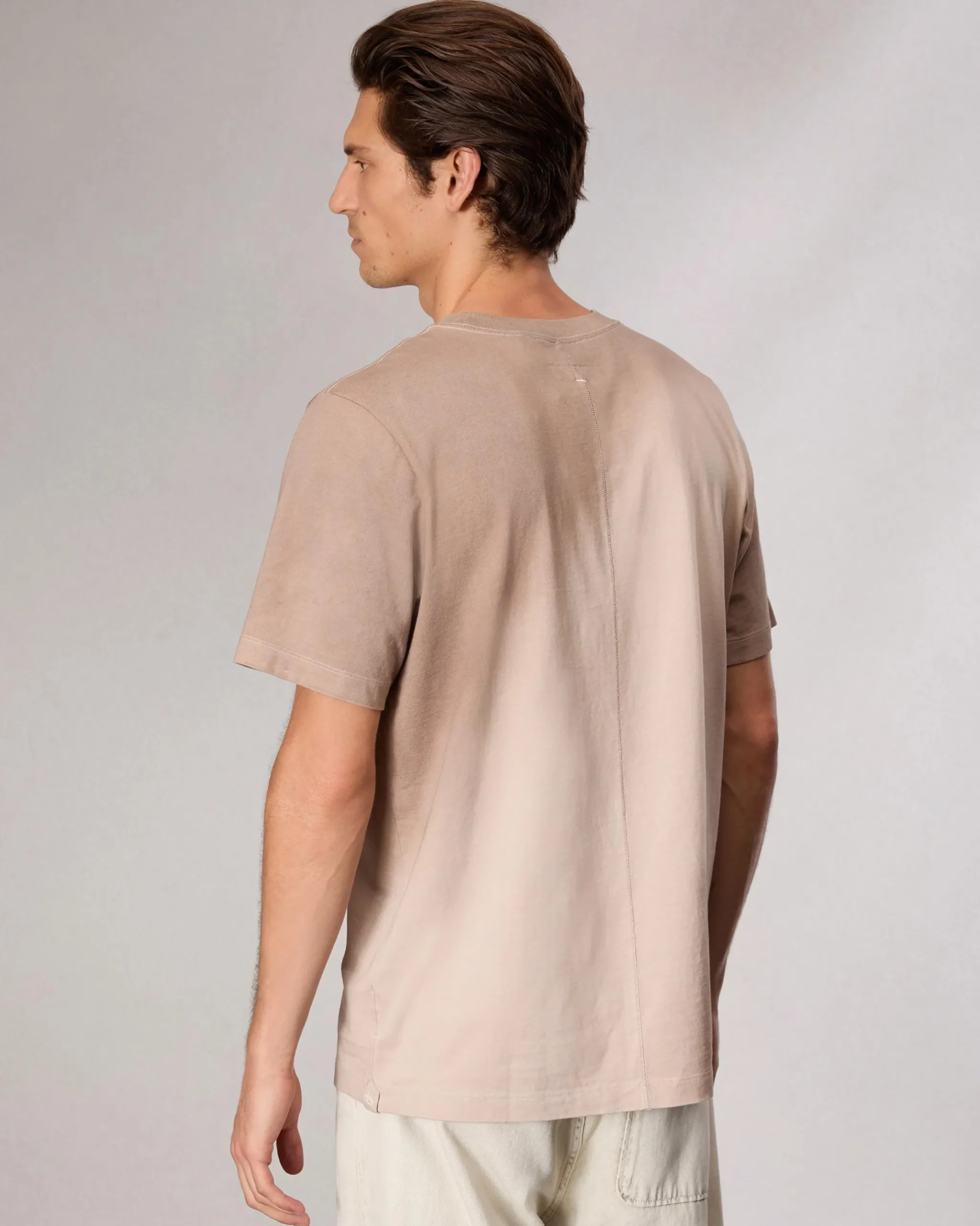 rag & bone Cliff Relaxed Fit Cotton T-Shirt Light Tan Hot