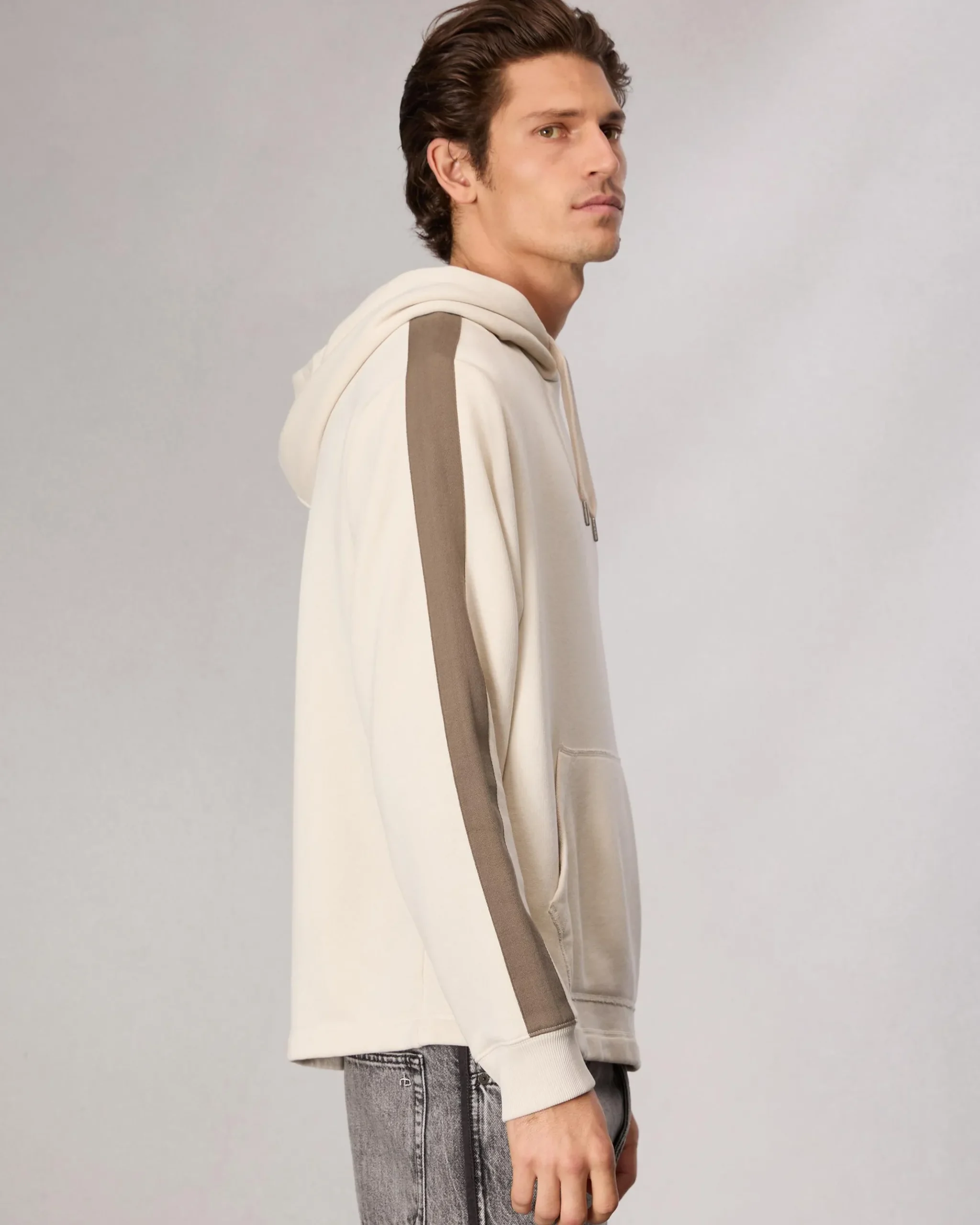 rag & bone Cotton-Blend Hoodie Turtledove Online