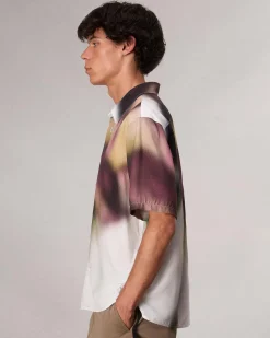 rag & bone Dalton Rose-Print Shirt White Red Rose Best Sale