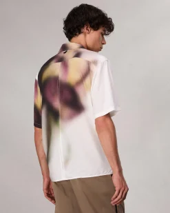 rag & bone Dalton Rose-Print Shirt White Red Rose Best Sale