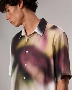 rag & bone Dalton Rose-Print Shirt White Red Rose Best Sale