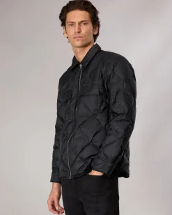 rag & bone Dane Down Shirt Jacket Jet Black Online