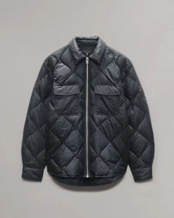 rag & bone Dane Down Shirt Jacket Jet Black Online
