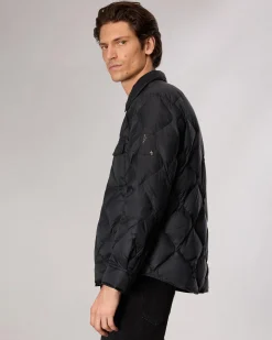 rag & bone Dane Down Shirt Jacket Jet Black Online