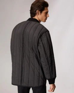 rag & bone Delta Liner Jacket Washed Black Fashion