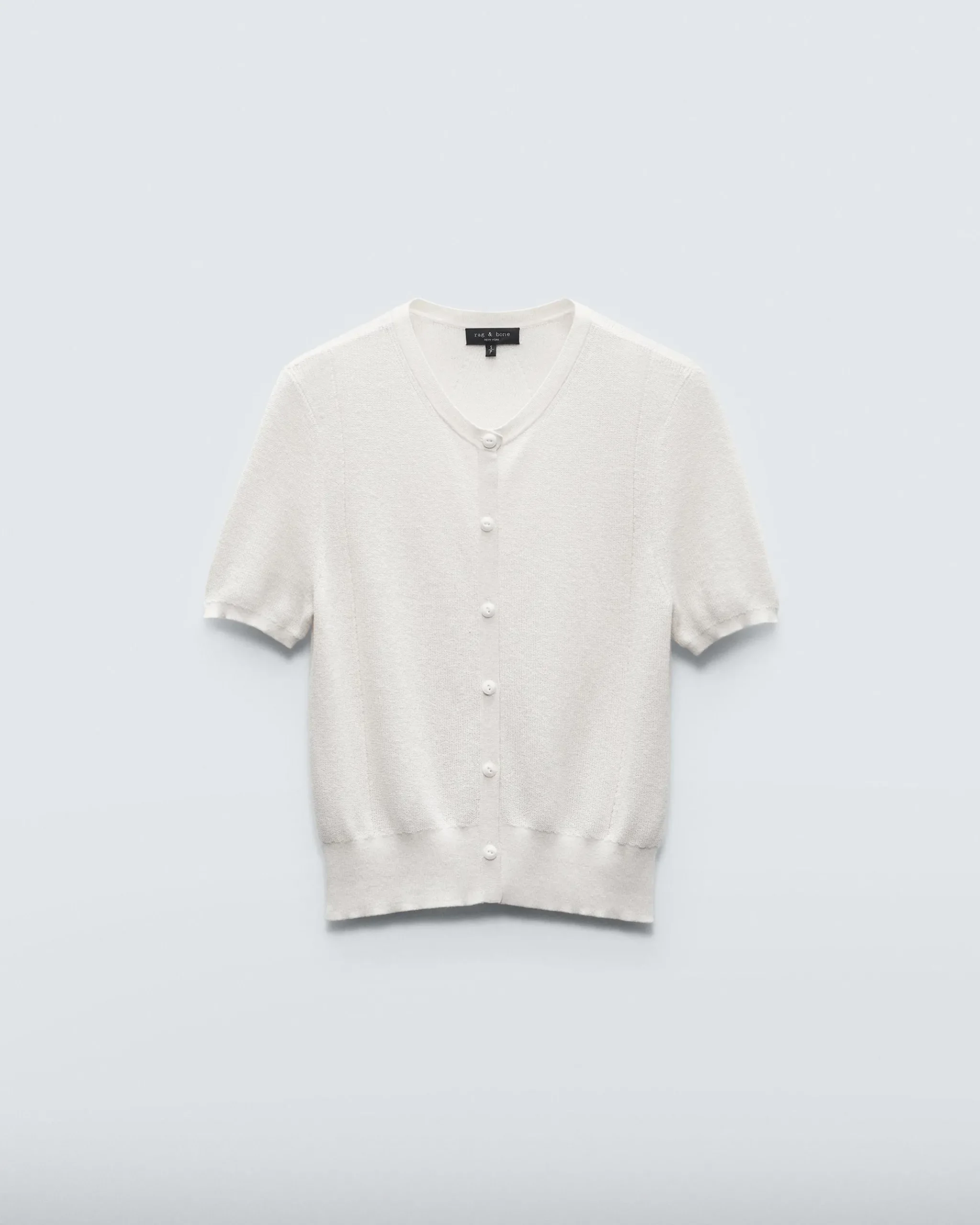rag & bone Dina Cotton Cardigan Ivory Store