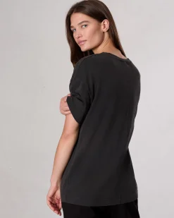 rag & bone Disco Boyfriend T-Shirt Black Multi Best Sale