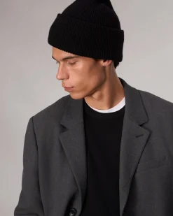 rag & bone Downing Cashmere Beanie Black Shop
