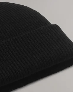 rag & bone Downing Cashmere Beanie Black Shop