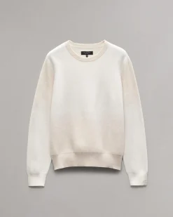 rag & bone Downing Crewneck Sweater Ivory Multi Clearance