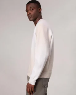 rag & bone Downing Crewneck Sweater Ivory Multi Clearance