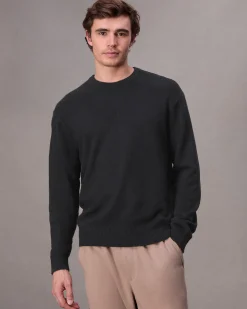 rag & bone Downing Relaxed Fit Cashmere Sweater Black Cheap