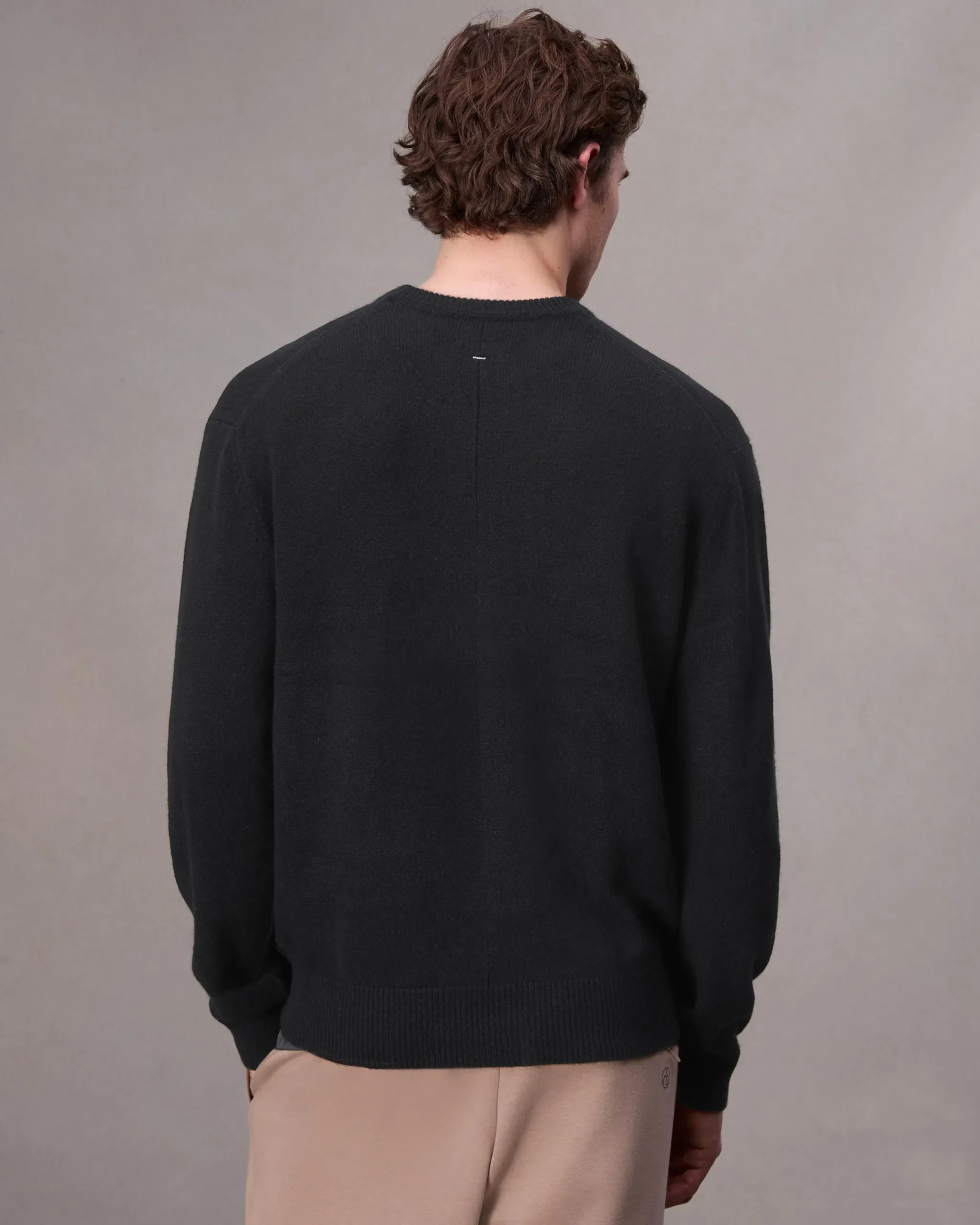 rag & bone Downing Relaxed Fit Cashmere Sweater Black Cheap