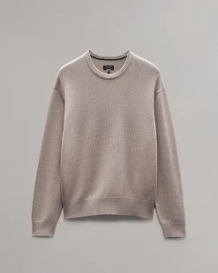 rag & bone Downing Relaxed Fit Cashmere Sweater Grey Fashion