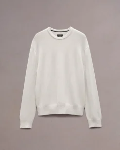 rag & bone Downing Relaxed Fit Cashmere Sweater Ivory Flash Sale