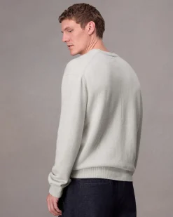 rag & bone Downing Relaxed Fit Cashmere Sweater Ivory Flash Sale