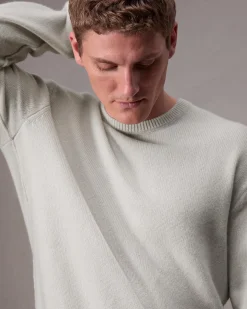 rag & bone Downing Relaxed Fit Cashmere Sweater Ivory Flash Sale