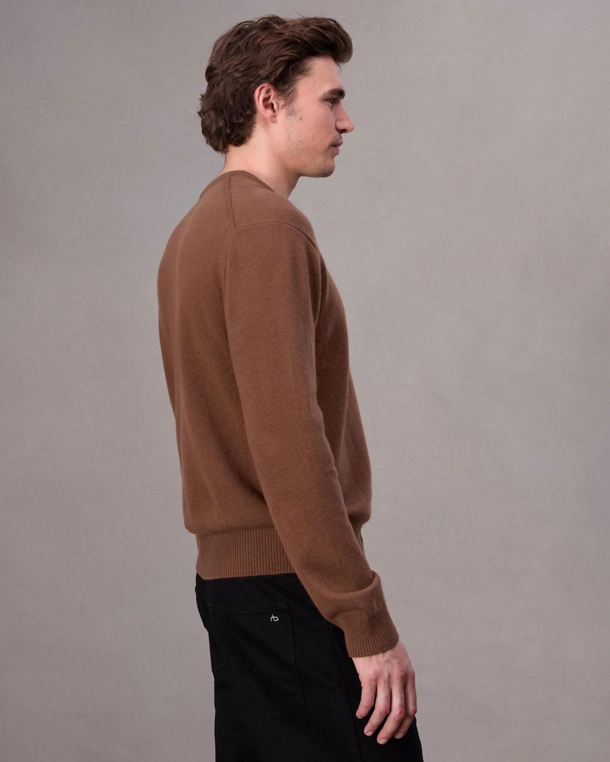 rag & bone Downing Relaxed Fit Cashmere Sweater Clay Store
