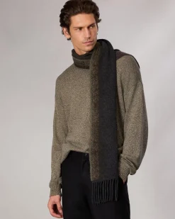 rag & bone Downing Wool-Blend Scarf Green Multi Online
