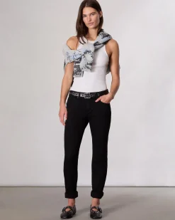 rag & bone Dre Slim Boyfriend Jean Black Outlet