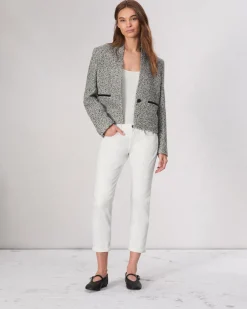 rag & bone Dre Slim Boyfriend Jean Optic White Fashion