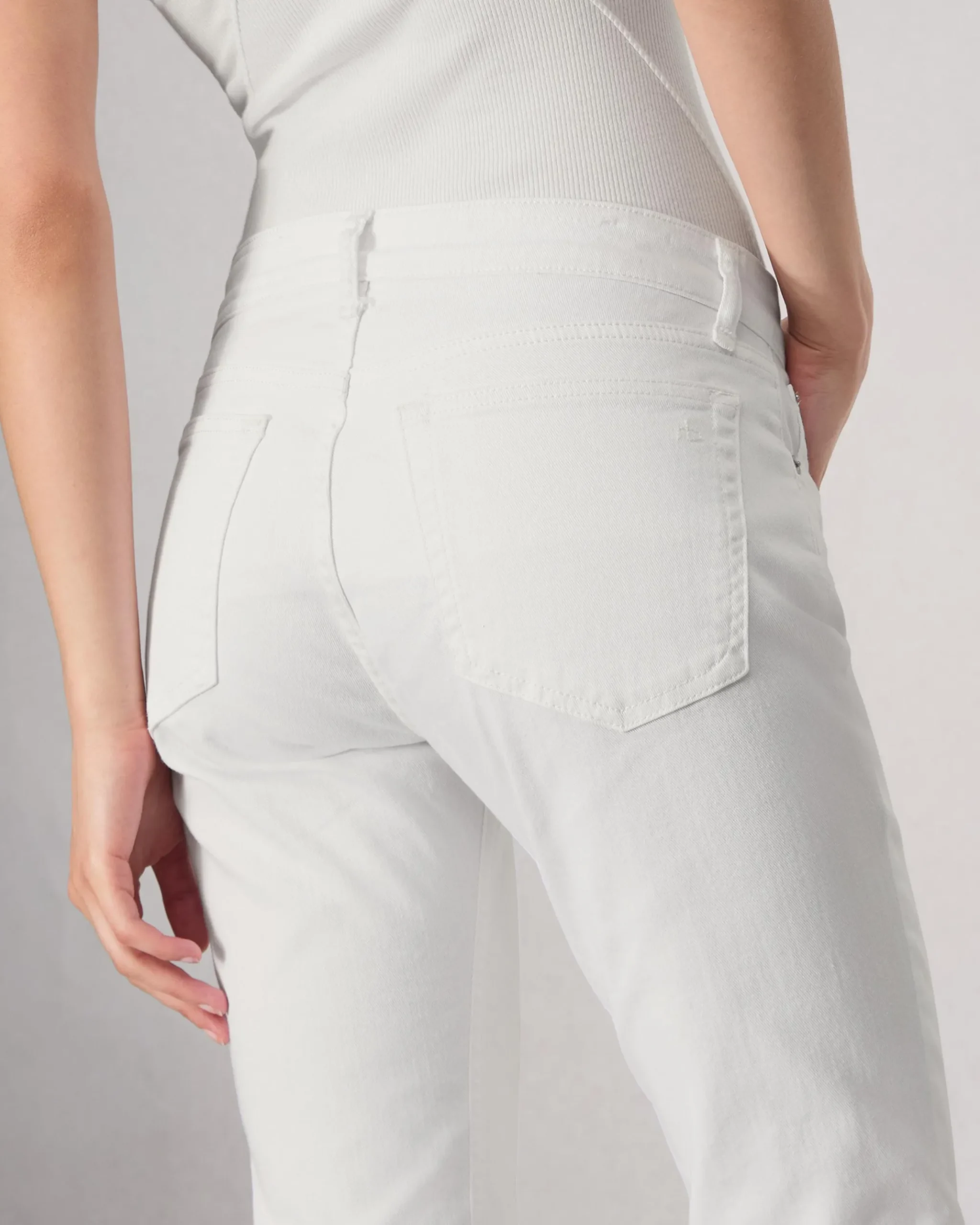 rag & bone Dre Slim Boyfriend Jean Optic White Fashion