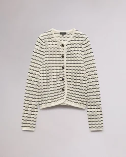 rag & bone Elisa Cotton Cardigan Turtledove Best