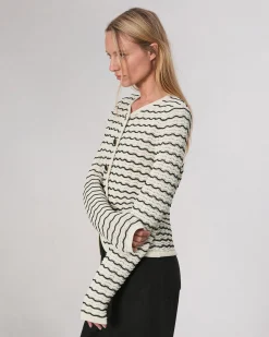 rag & bone Elisa Cotton Cardigan Turtledove Best