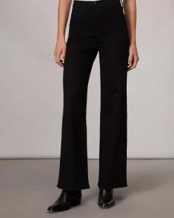 rag & bone Epic Hadley Wide-Leg Jean Black Store