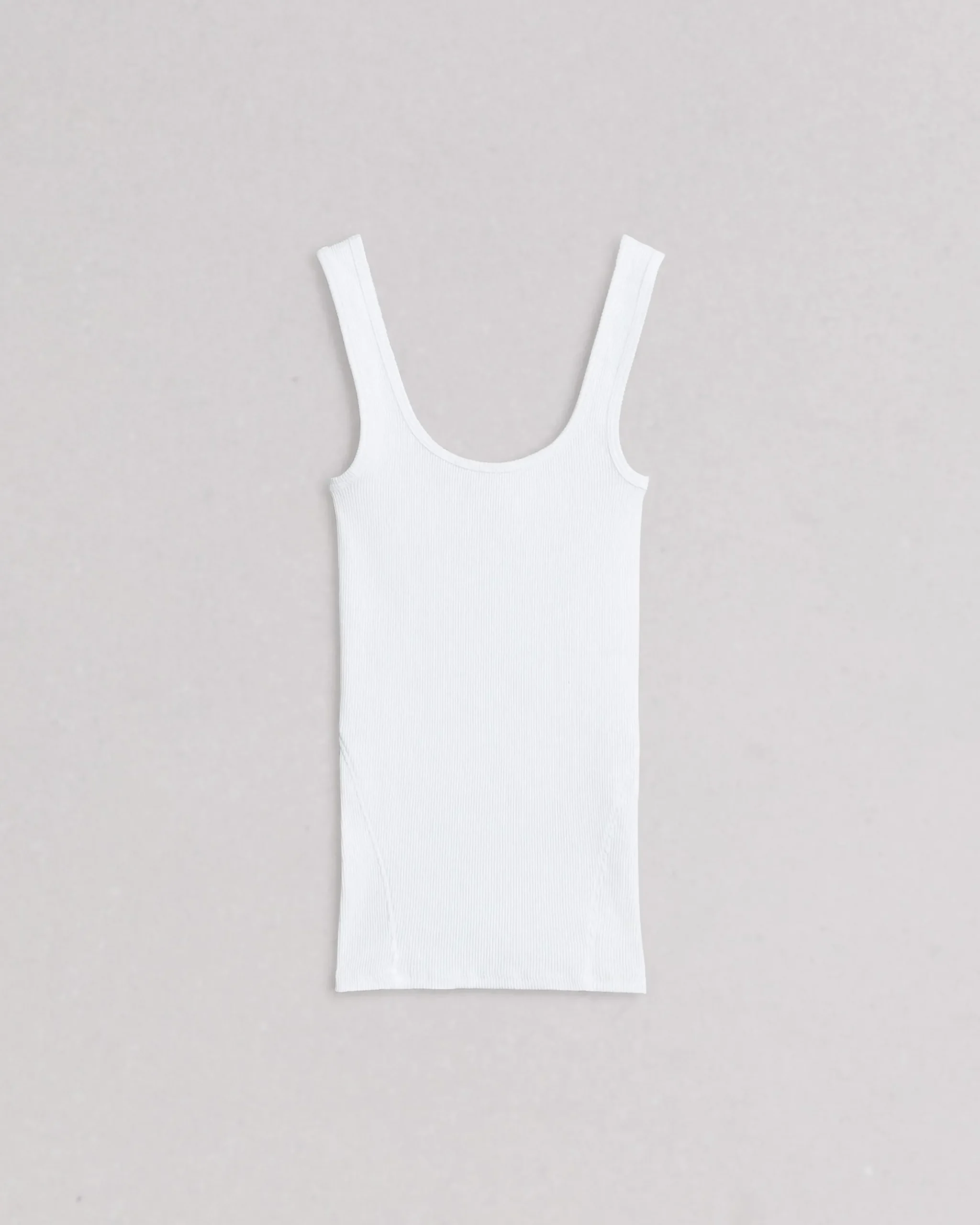 rag & bone Essential Rib Scoop Tank White Fashion