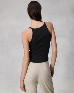 rag & bone Essential Rib String Tank Black Best Sale