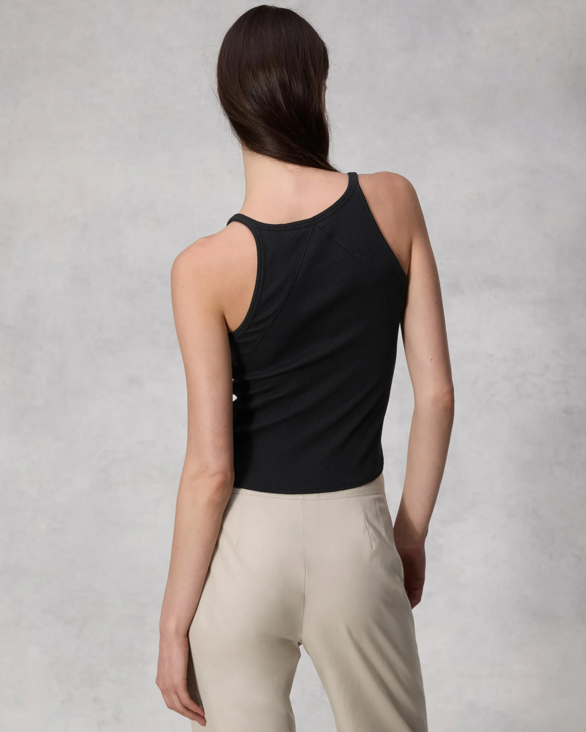 rag & bone Essential Rib String Tank Black Best Sale