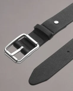 rag & bone Evan Leather Belt Black Shop
