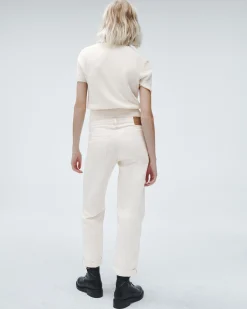 rag & bone Featherweight Baggy Dre Jean Ecru Flash Sale