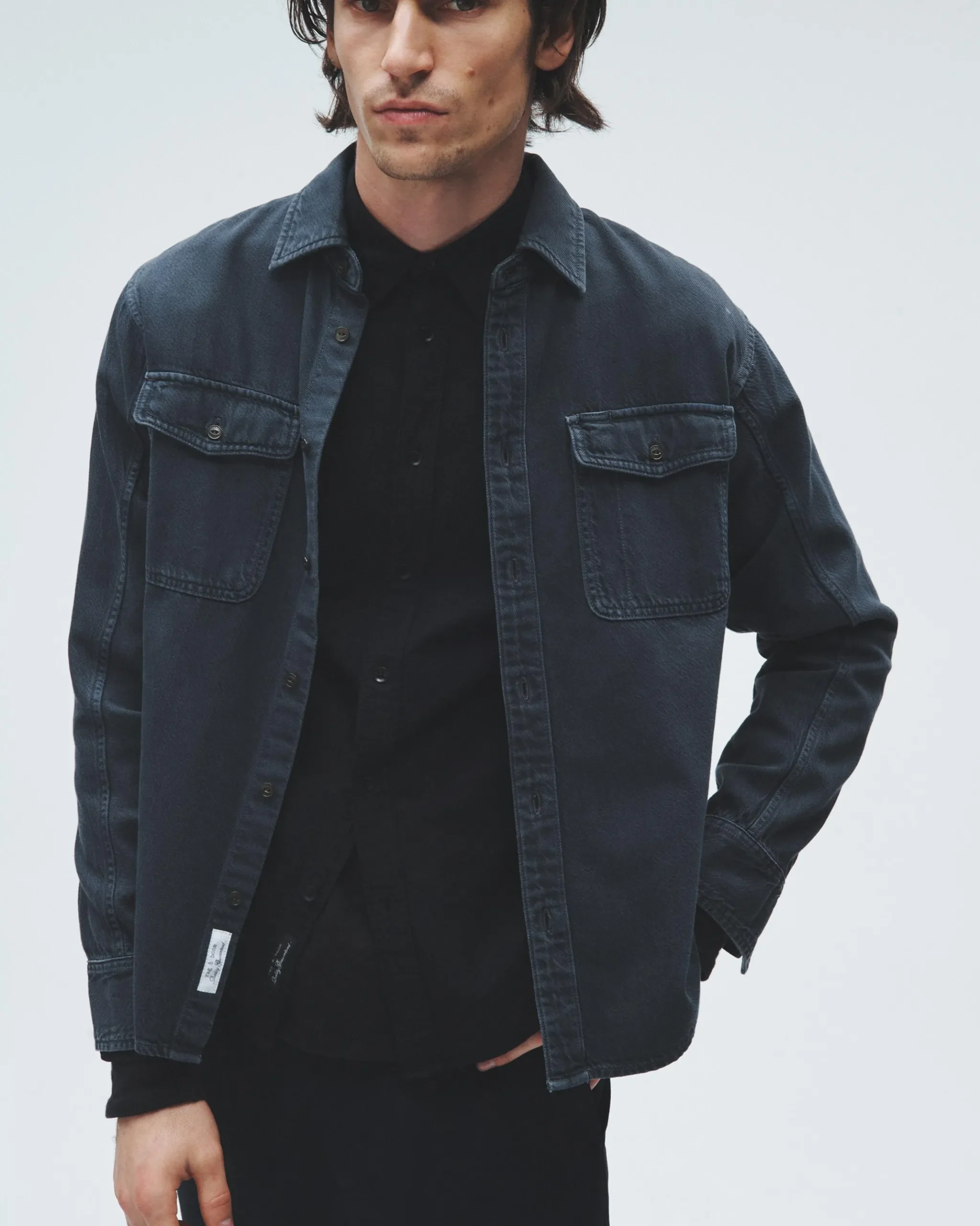 rag & bone Featherweight Denim Shirt Minna Fashion